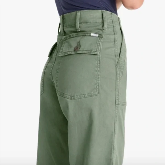 PATCH POCKET PRIVATE ANKLE FRAY-army 
MOTHER DENIM - Picture 2 of 11